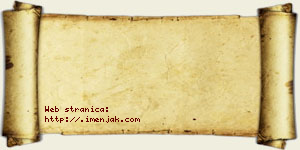 Valentina Binjić vizit kartica